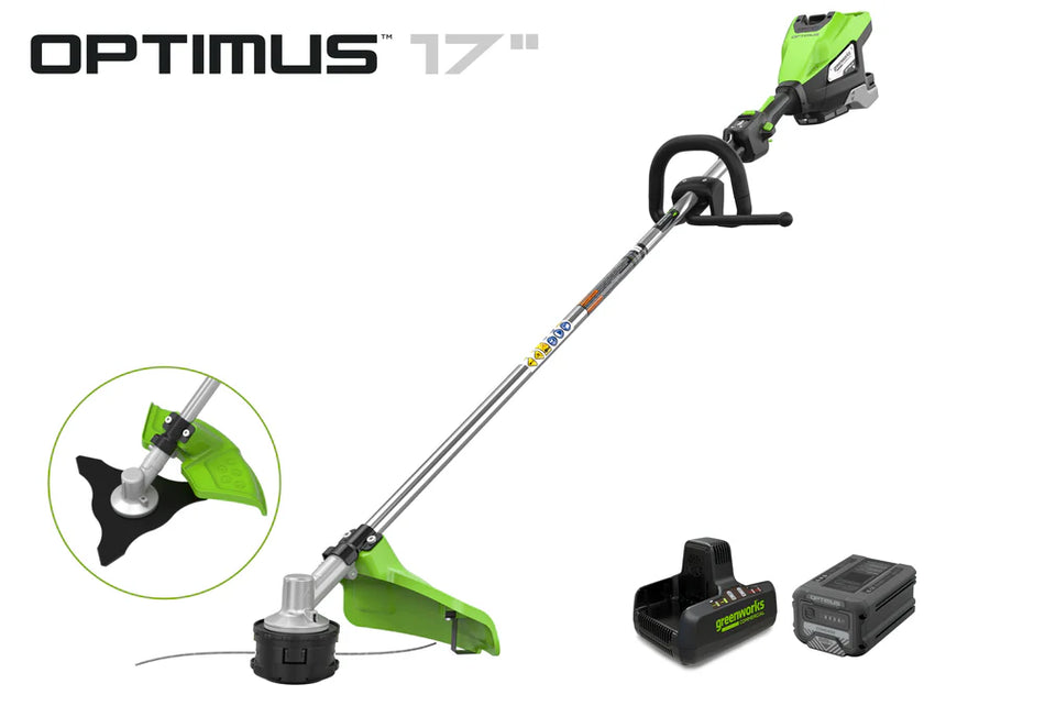 82V OPTIMUS 2.0kW 17" String Trimmer Brush Cutter Core400 DP Kit | ST201-C4DP