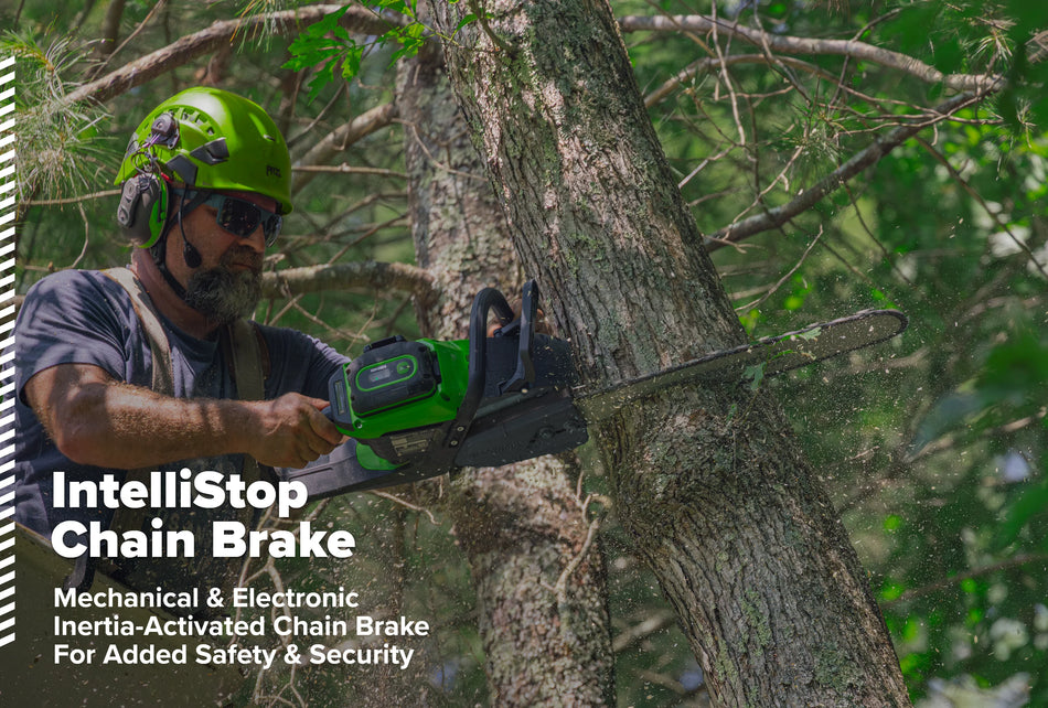82V OPTIMUS 3.0 kW 16" Chainsaw Kit with CORE400 Battery & DP Charger | OCS500-C4DP-16