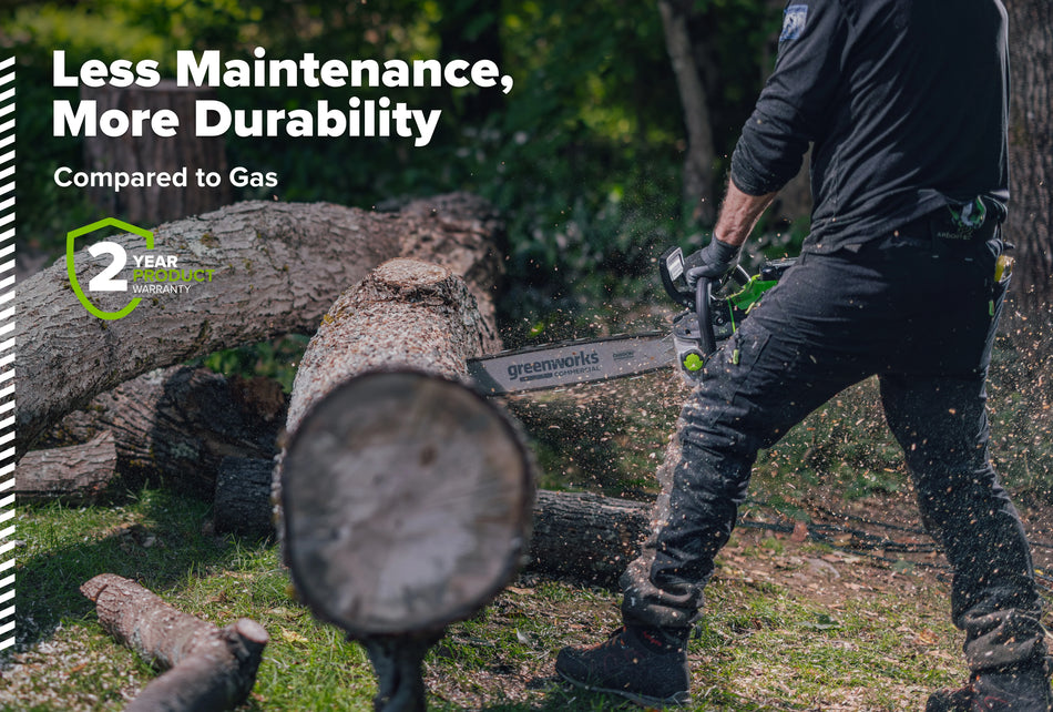 OPTIMUS 82V 3.6kw 18" Chainsaw Kit with CORE400 Battery & DP Charger | OCS600-C4DP-18