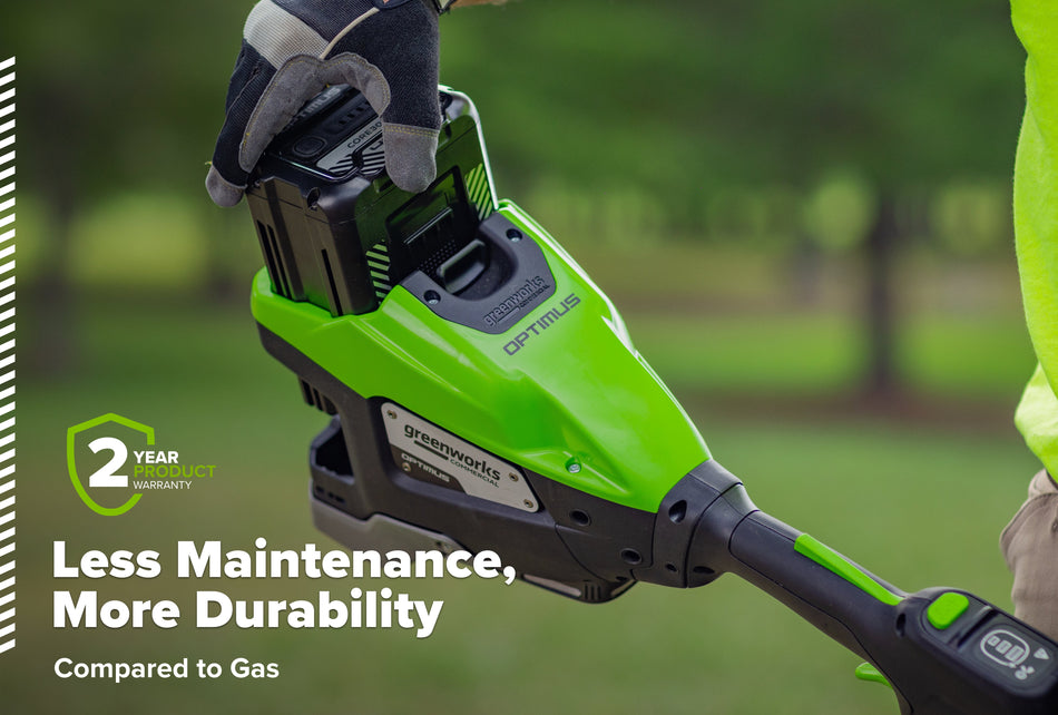 82V OPTIMUS 1.6kW 17" String Trimmer With (1) 4 Ah Battery and Dual Port Charger | ST161-4DP