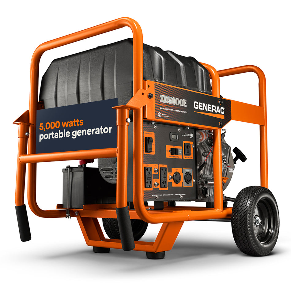 Portable Generator, 5000W | Diesel | Electric Start | 49ST