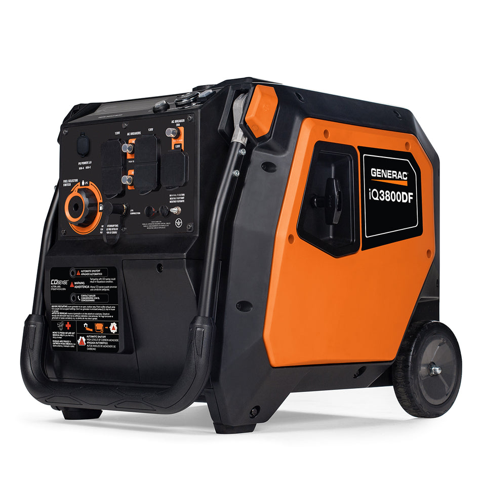 Portable Inverter Generator, iQ3800| Dual Fuel | 49ST
