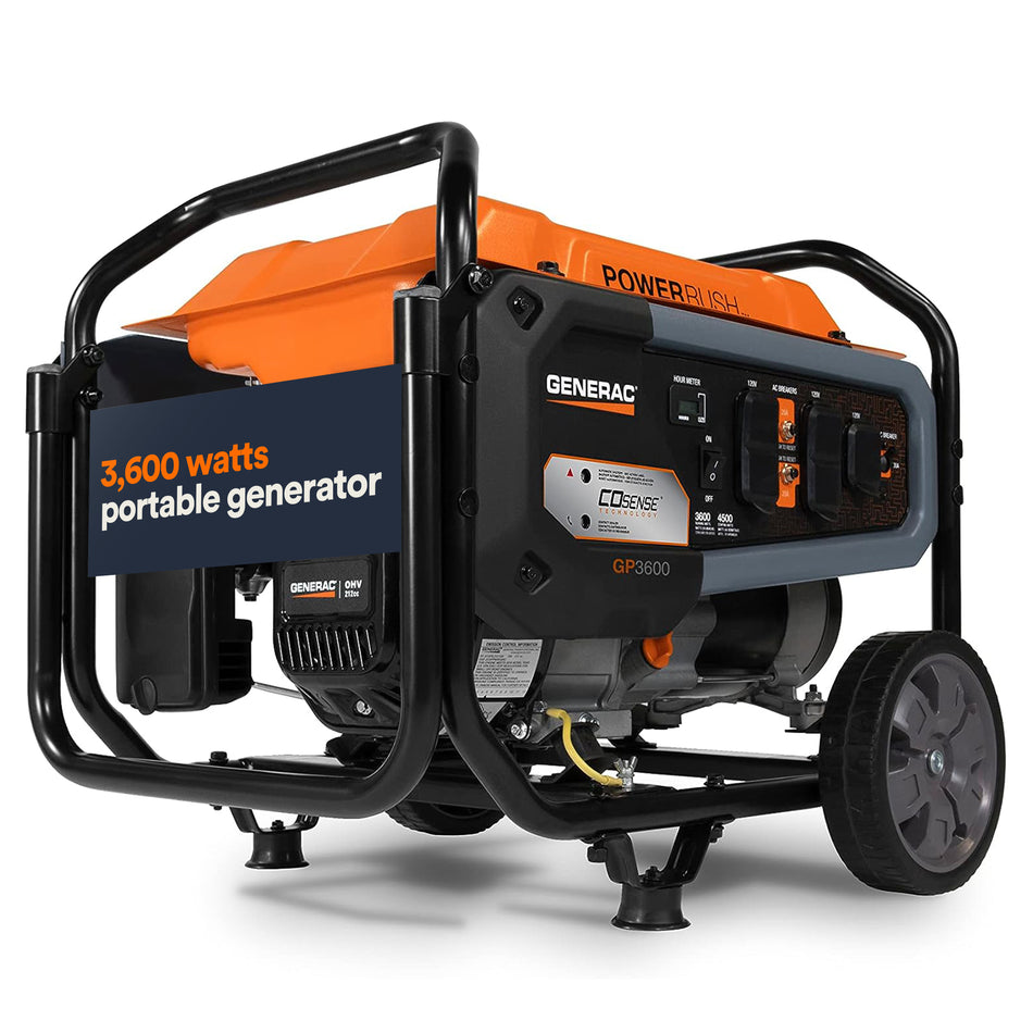 Portable Generator, 3600W | With COsense | 49ST