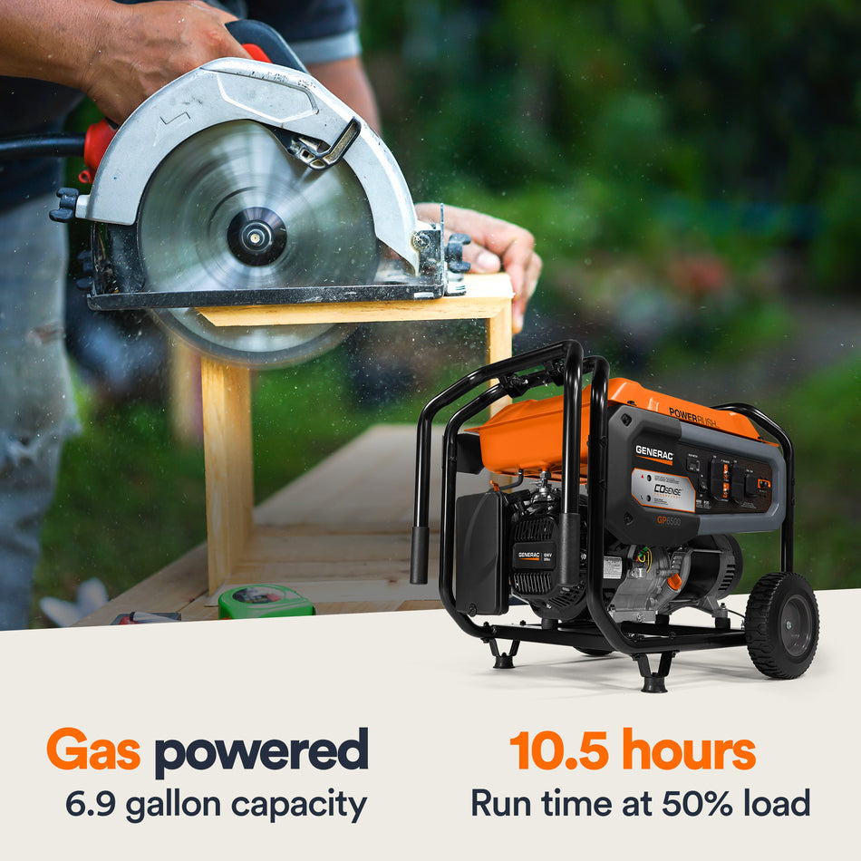 Portable Generator, 6500 | With COsense | 49ST