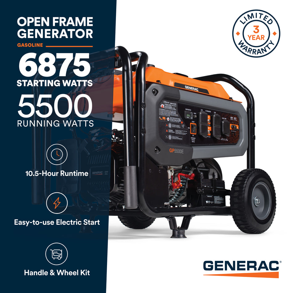 Portable Generator, 5500W | With COsense | 50ST